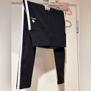 Le Coq Sportif Black Track Pants